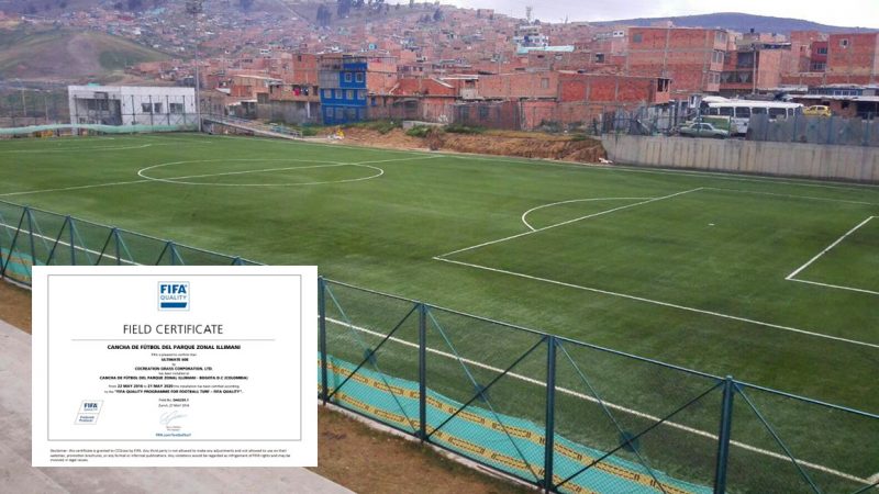 CCGrass Pitch ofrece más objetivos para una vida mejor en Bogotá