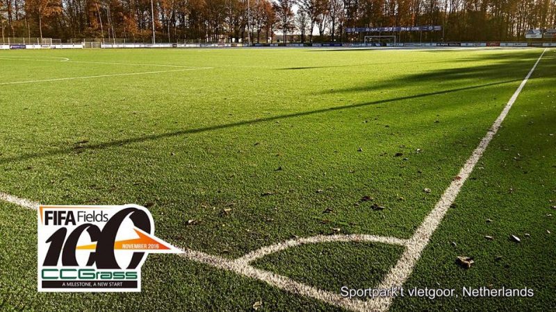 100º campo certificado por la FIFA instalado por CCGrass