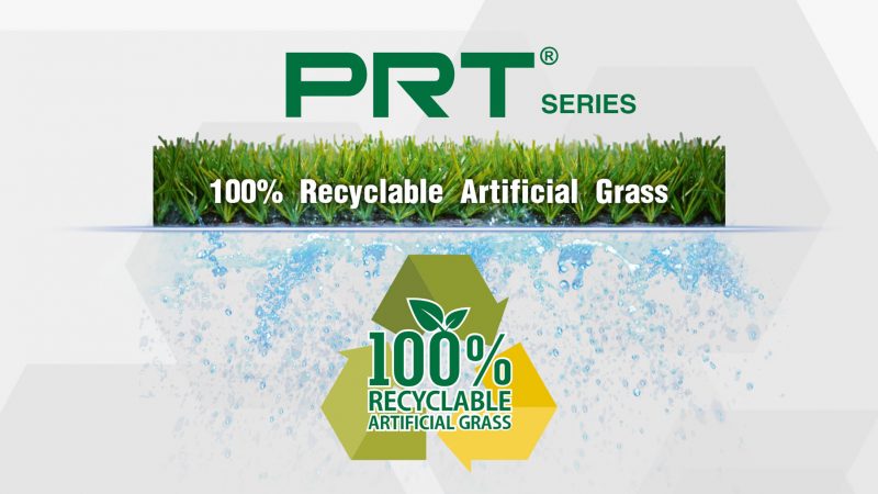 La Serie de PRT, 100% Reciclable Grass Sintético