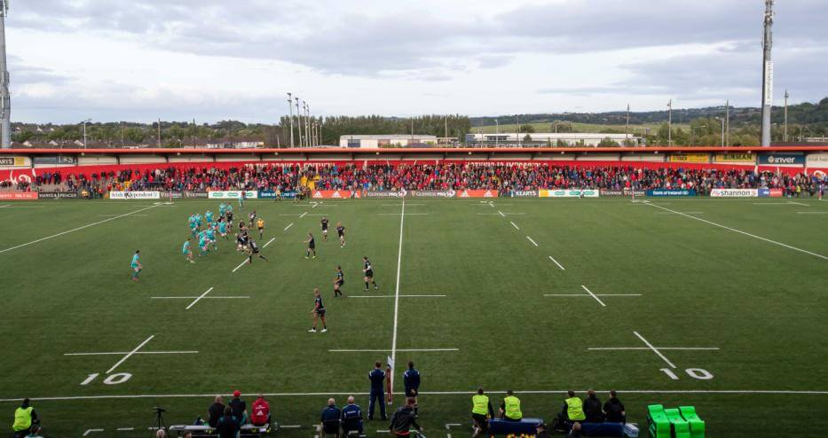 Pasto de CCGrass instalado para Munster Rugby