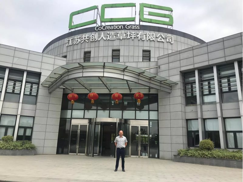 La visita de Jamie Forrester a CCGrass de China