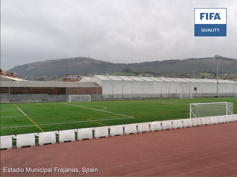 El estadio municipal de frajanas mejora el estadio con ccgrass Pride 60