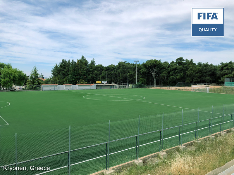 Repavimentación del Eltham North FIFA Pitch, sede del Eltham Redbacks FC