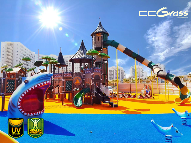 CCGrass, césped artificial para niños, césped para parques infantiles