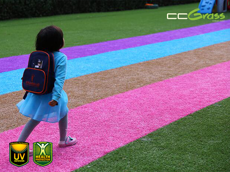 CCGrass, césped sintético para niños, Rainbow Grass