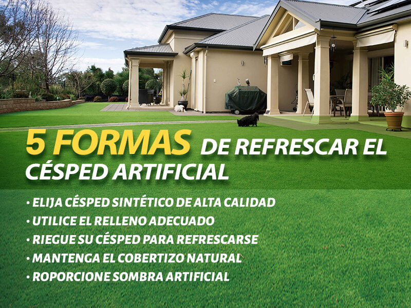 CCGrass, 5 formas de refrescar el grama artificial