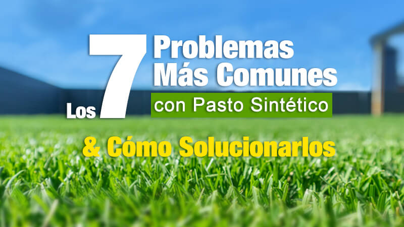 Los 7 problemas Más Comunes con Pasto Sintético & Cómo Solucionarlos