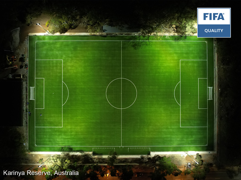 Karinya Reserve en Australia es un campo de FIFA Quality cubierto con césped artificial de la Serie Vmax.