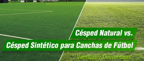 Césped Natural vs. Césped Sintético para Canchas de Fútbol: Ventajas y Desventajas