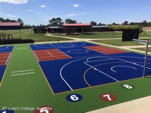 11-Cancha Multideportiva de Pasto Sintético para Escuelas