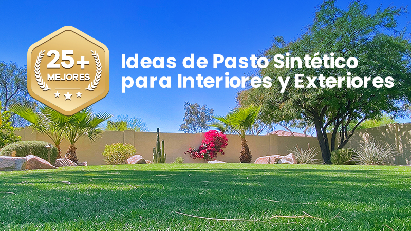 25+ Mejores Ideas de Pasto Sintético para Interiores y Exteriores
