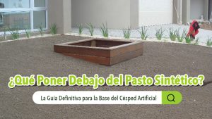 Qué Poner Debajo del Pasto Sintético