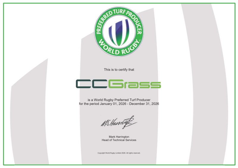2026 PTP Certificate for CCGrass 2026 PTP Certificate for CCGrass