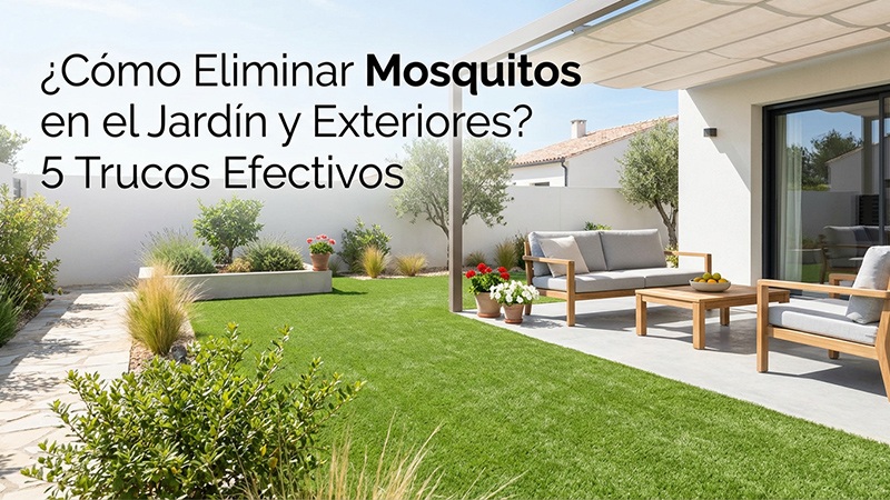 ¿Cómo Eliminar Mosquitos en el Jardín y Exteriores? 5 Trucos Efectivos