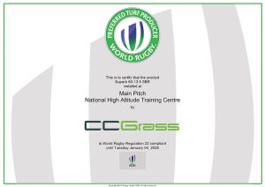 Certificación de World Rugby para campos