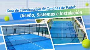 Guia de construccion de canchas de padel con descripcion general de diseno e instalacion