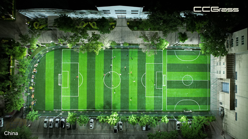 Campos de fútbol comunitarios para modalidades de fútbol 5 y fútbol 7