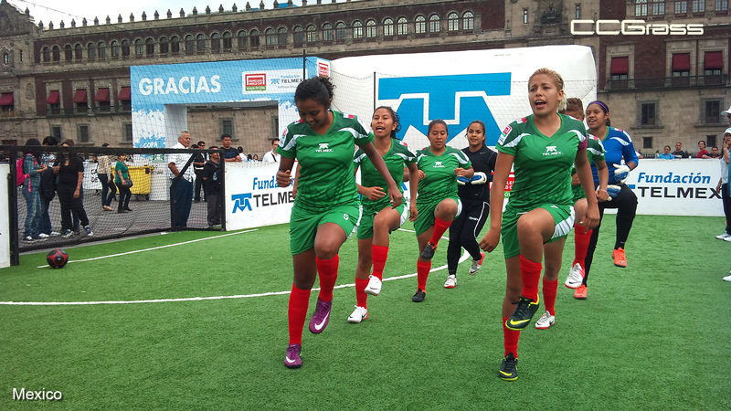 Cancha del evento Homeless World Cup en México