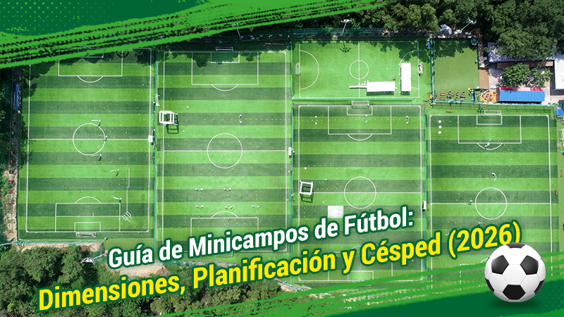 Guía de Minicampos de Fútbol: Dimensiones, Planificación y Césped (2026)