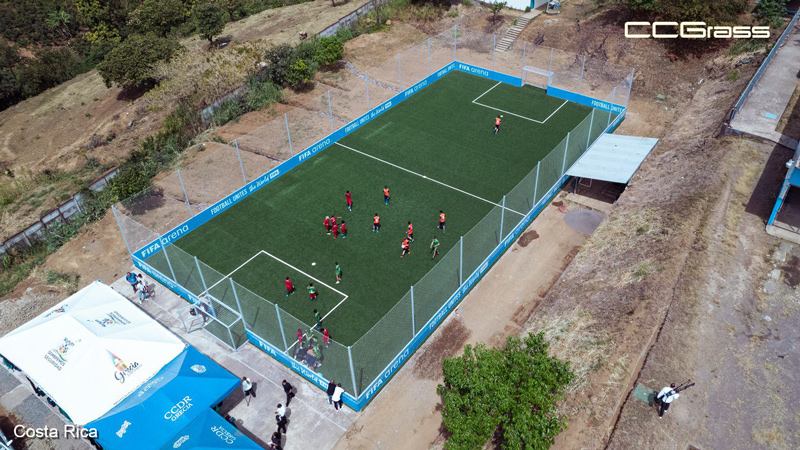 Proyecto de minicampo de fútbol FIFA Arena en Costa Rica
