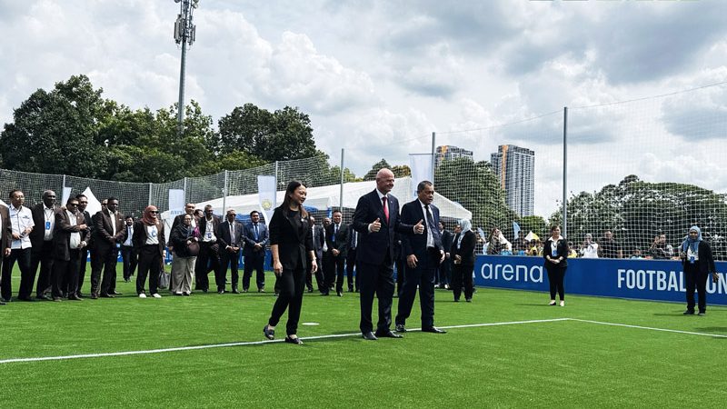 CCGrass apoya el Proyecto FIFA Arena en Malasia, inaugurado por el Presidente de la FIFA