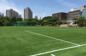 Gwangju-City-Officials-Training-Institute-Football-Field,-South-Korea--1