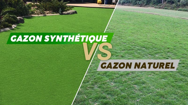 Gazon Synthétique vs Gazon Naturel