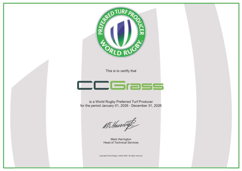 2026 PTP Certificate for CCGrass 2026 PTP Certificate for CCGrass