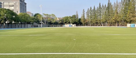 Поле FIFA Quality для средней школы Lishui NO.1 в Нанкине, Китай