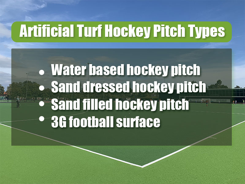 Типы хоккейных полей с искусственным покрытием