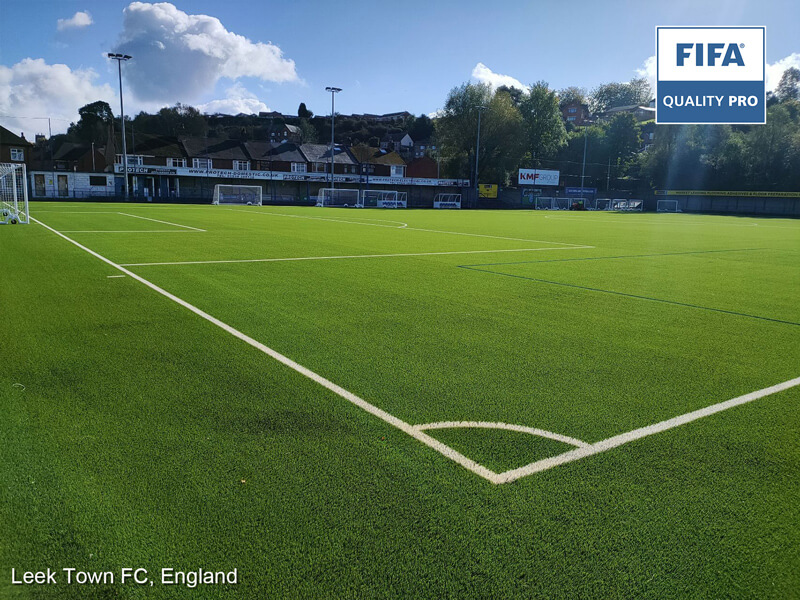 CCGrass, футбольное поле, Leek Town FC