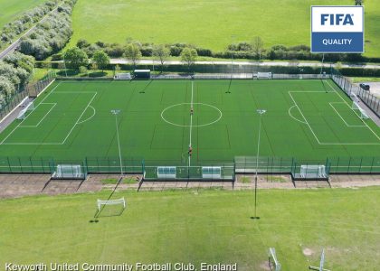 Футбольное поле из искусственной травы для ФК Keyworth United Community в Англии