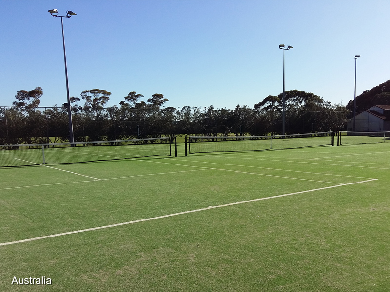 Artificial Tennis Court with High UV Resistance