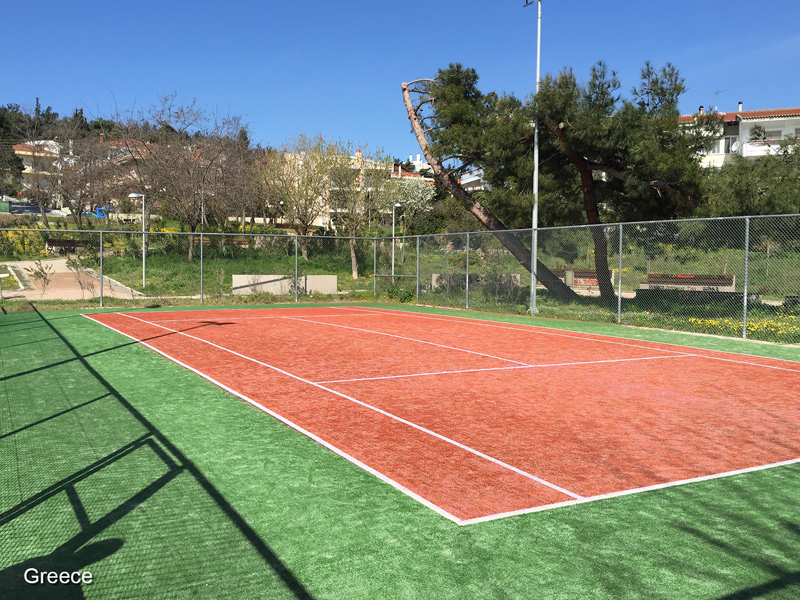 Residential Artificial Grass Tennis Court