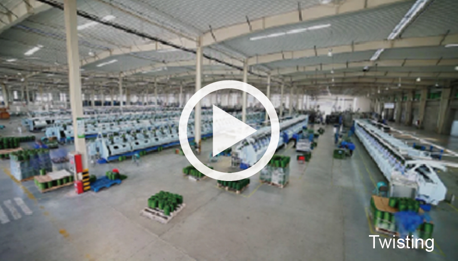 Twisting ccgrass Synthetic-turf manufacturer factory tour