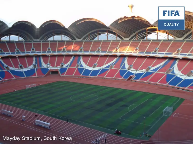 Mayday Stadium, Pyonggyang (Korea DPR) - Artificial lawn