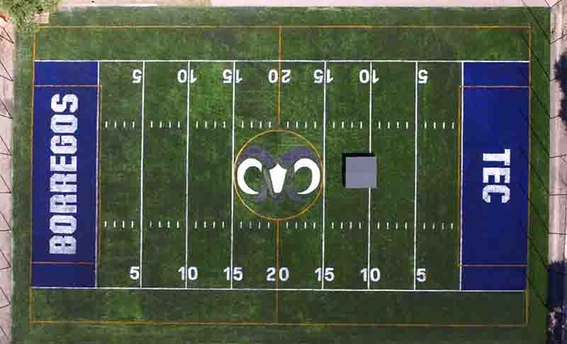 CCGrass artificial grass manufacturer New American Football Field Monterey