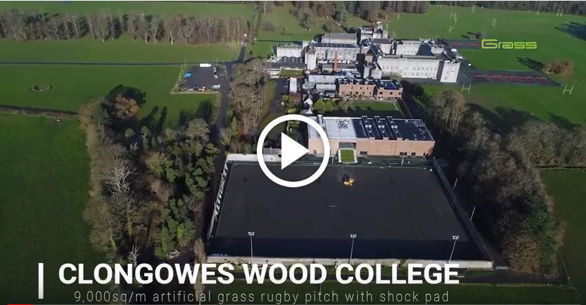 ccgrass artificial grass manufacturer World-Rugby field Clongowes Wood College, Ireland