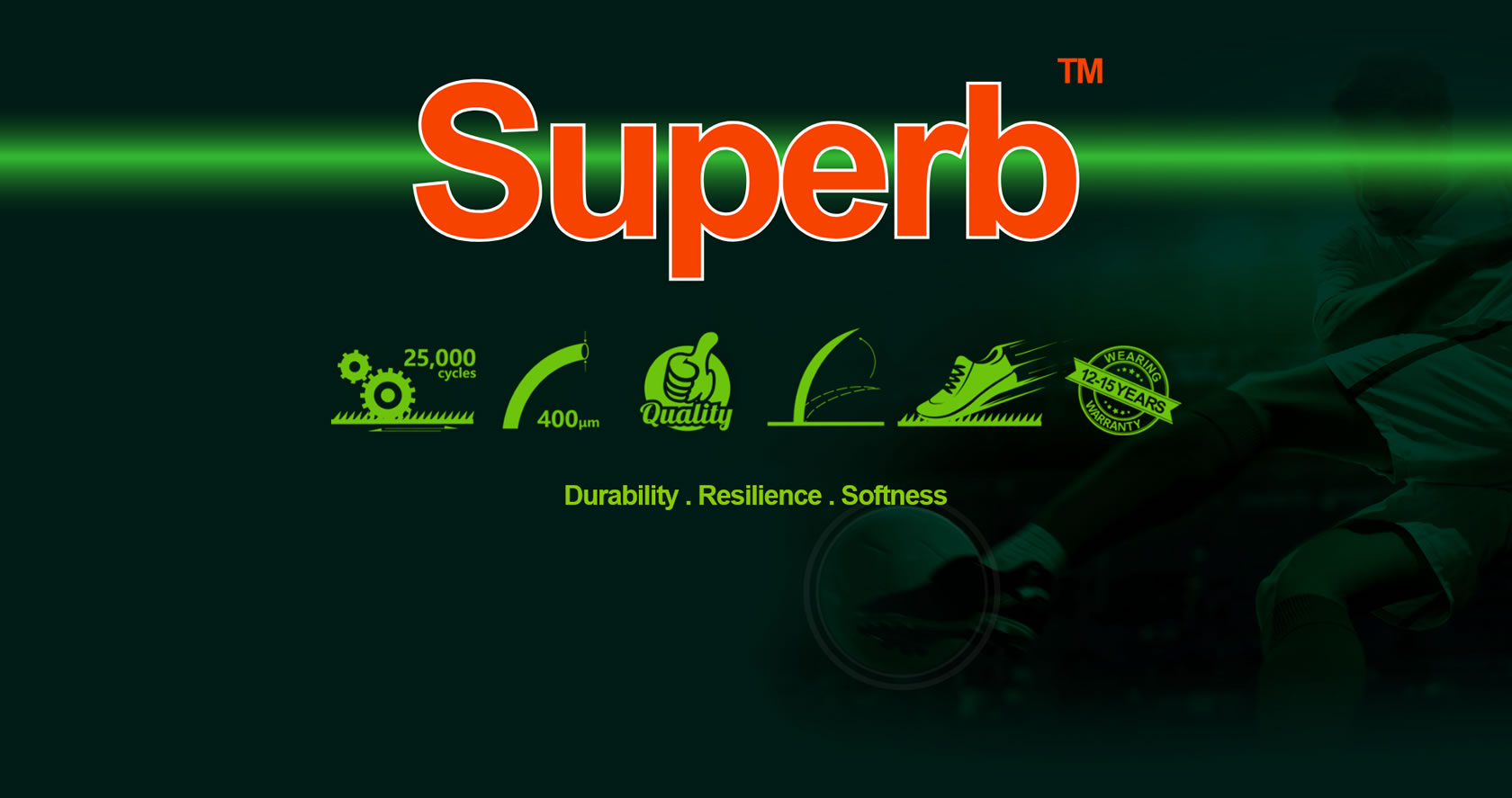 CCGrass innovation artificial turf for Superb, durability, resilience and softness