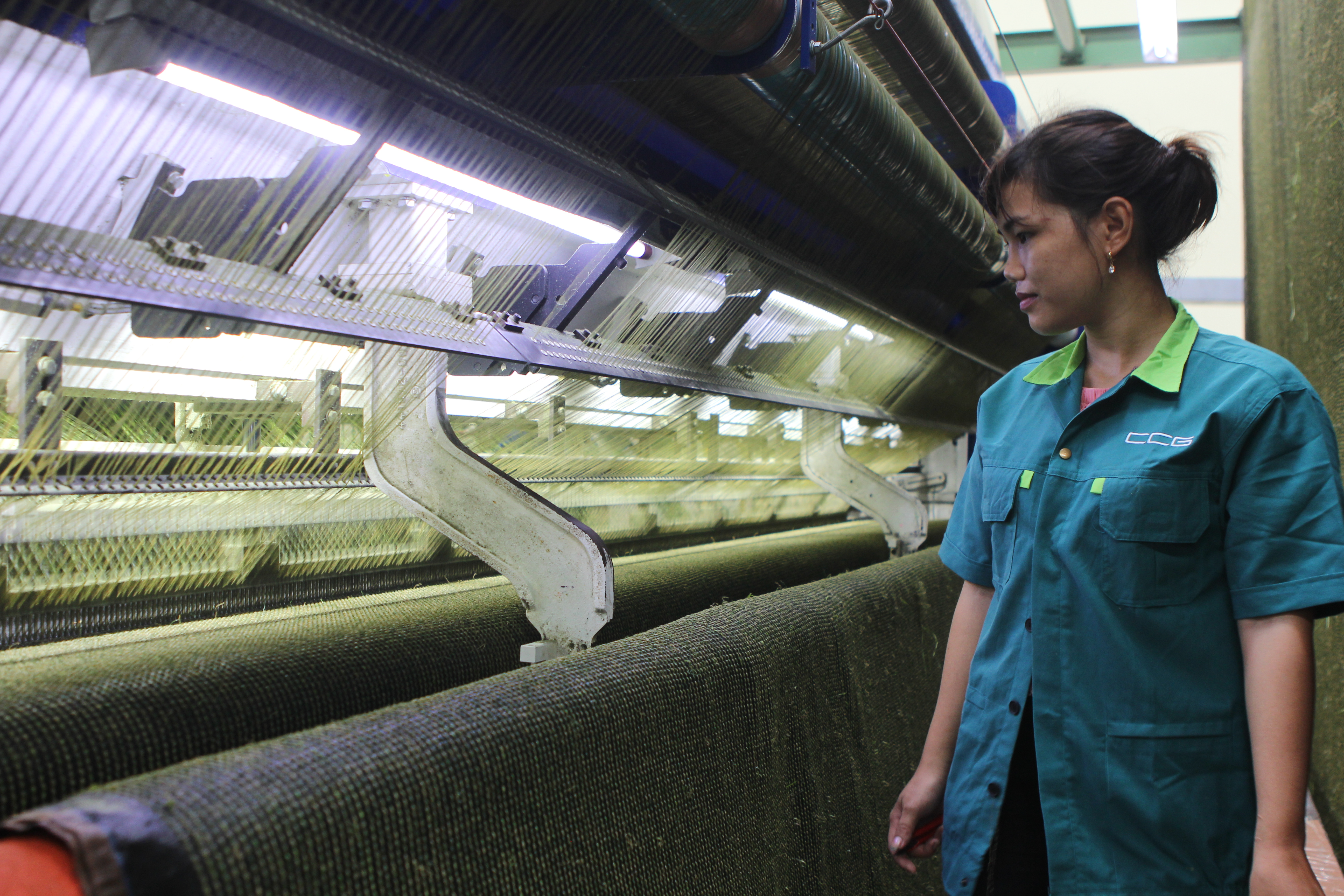 New CCGrass Vietnam artificial grass factory1