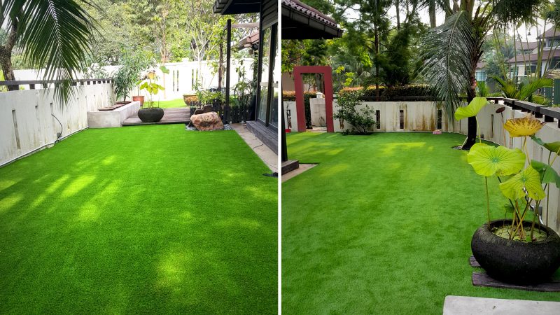 Artificial grass for landscape or decoration