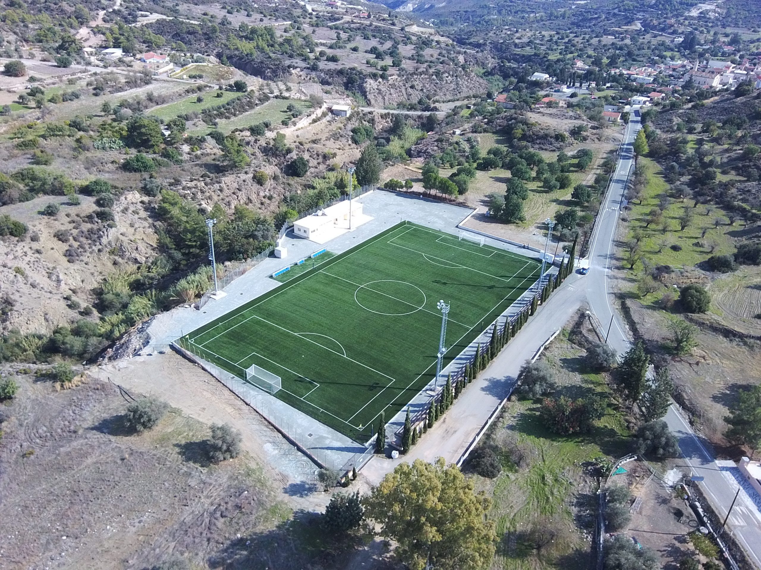 Asgata Cummunal Football Pitch, Cyprus，CCGrass,