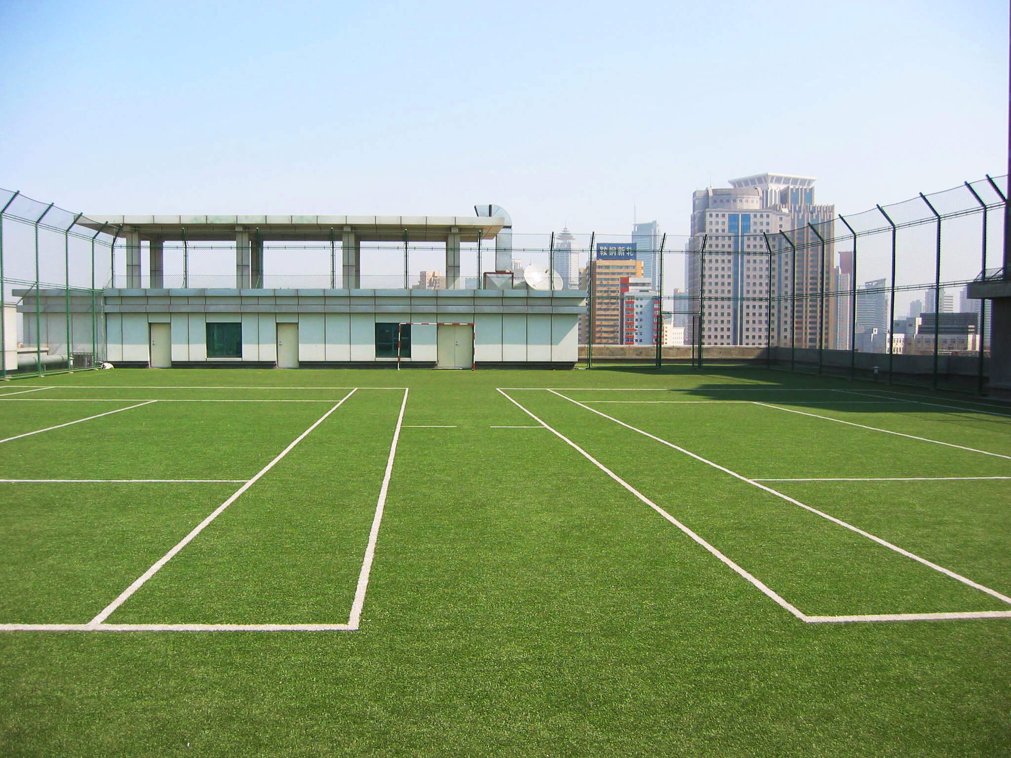 Rooftop Tennis Court Turf Surface (China)