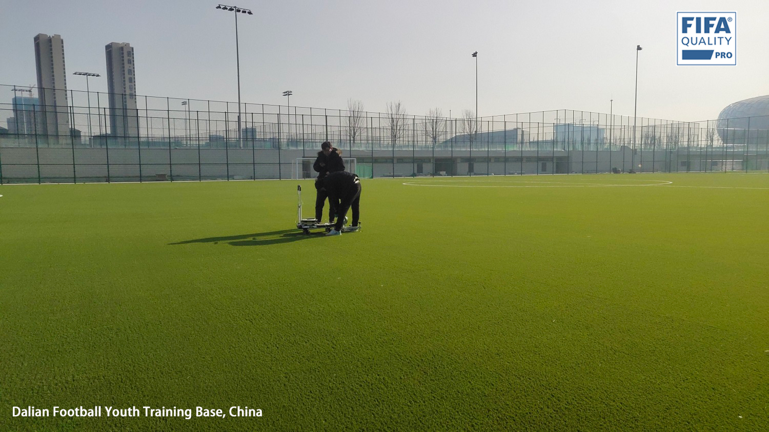 CCGrass supplies pitches for Dalian football youth training base