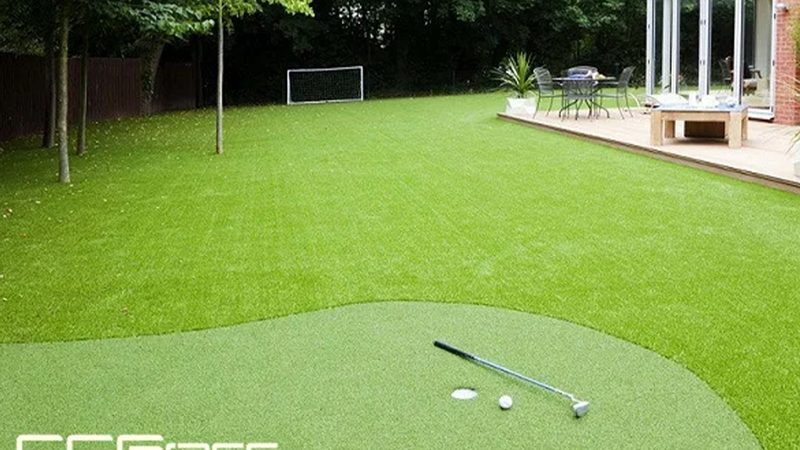 Wow, now we have backyard putting greens!