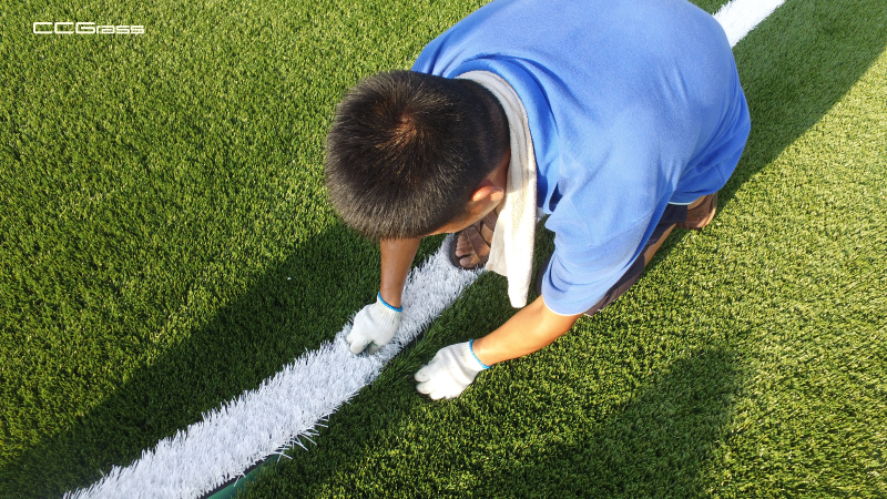 3 Methods for Sports Field Marking Lines | Sports Artificial Grass Installation