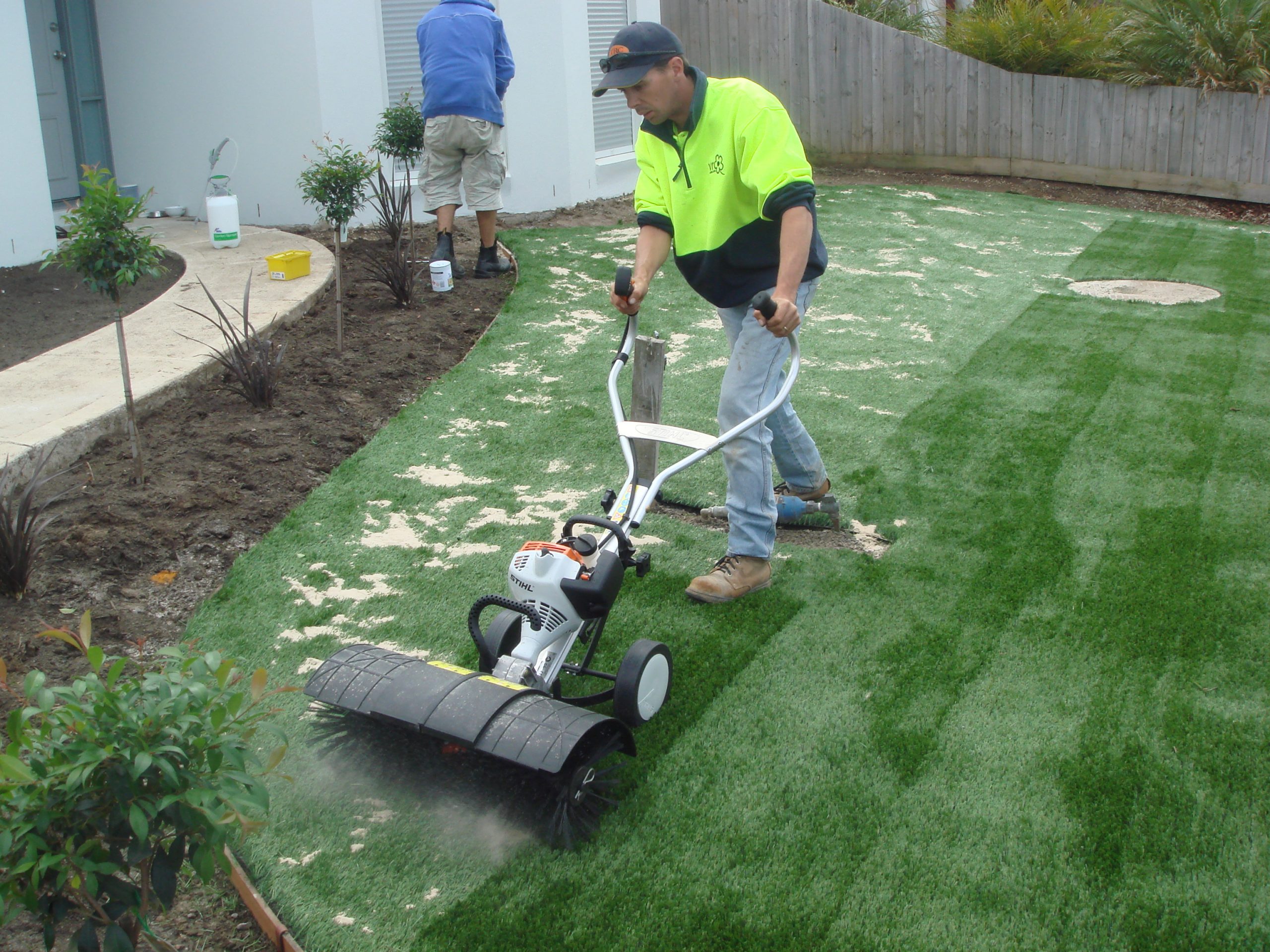 How to renovate artificial grass fields