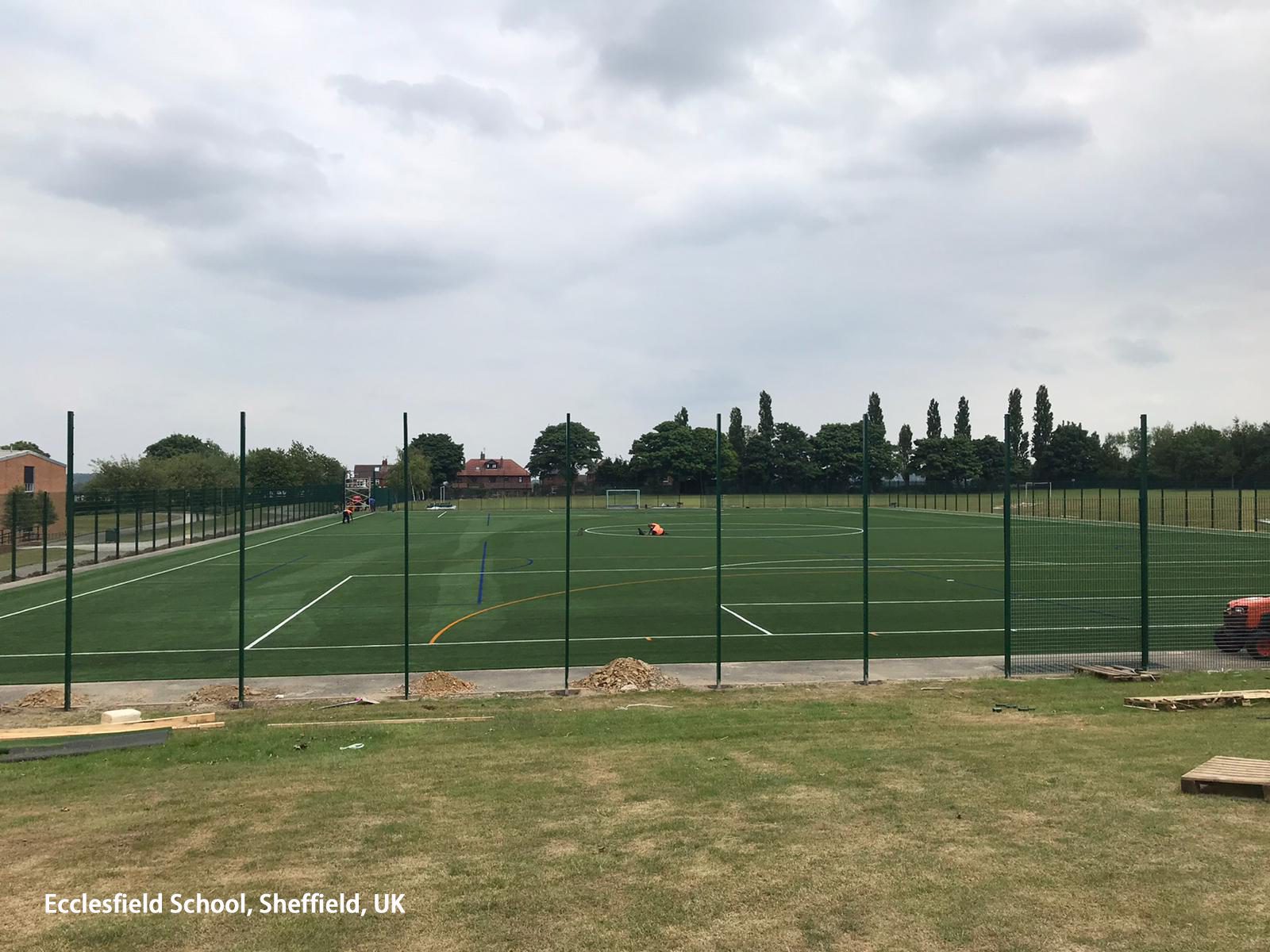 CCGrass, football field ，Ecclesfield School