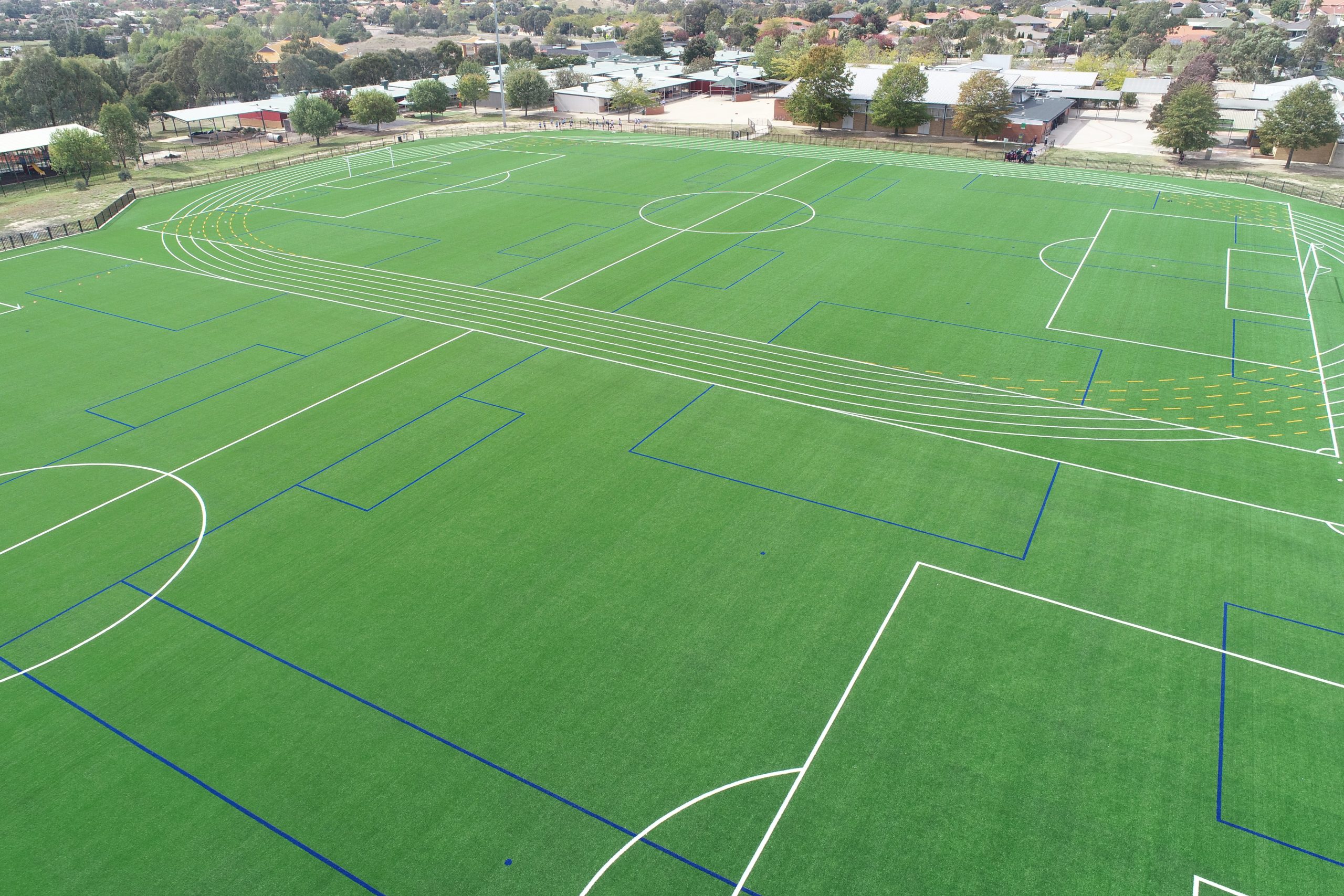 CCGrass, multiple sports field