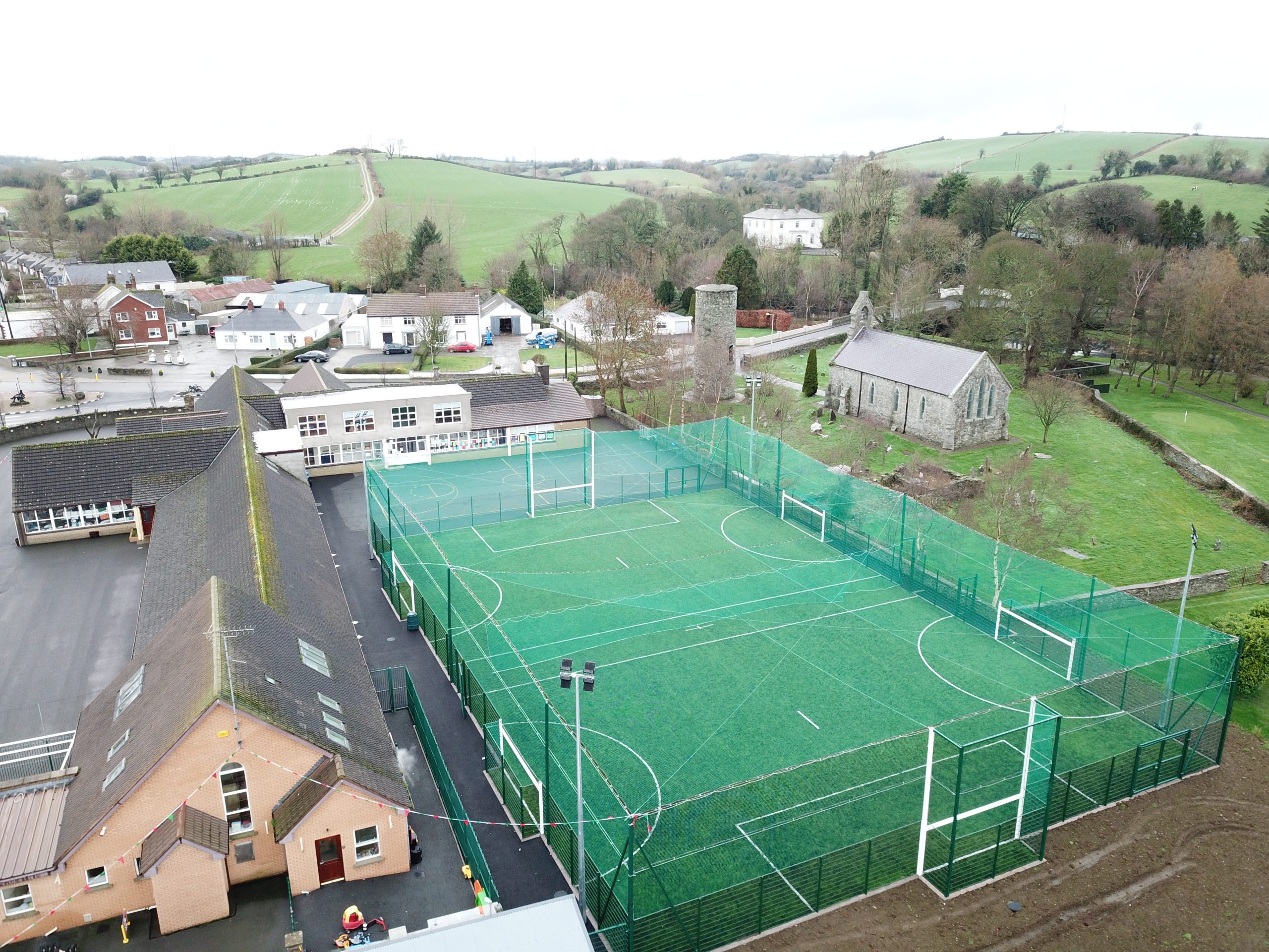 St Daigh’s National School, Inniskeen artificial turf sports field, Ireland